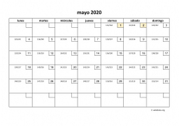 calendario mayo 2020 01