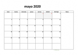 calendario mayo 2020 08