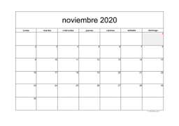 calendario noviembre 2020 05