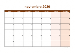 calendario noviembre 2020 06