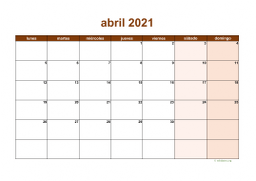 calendario abril 2021 06