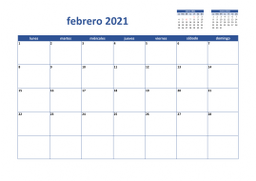 calendario febrero 2021 02