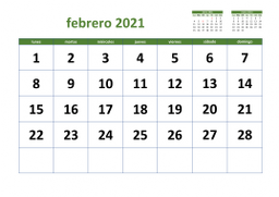 calendario febrero 2021 03