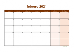 calendario febrero 2021 06