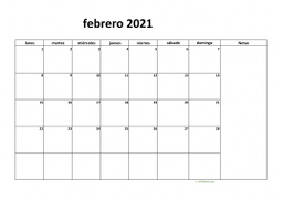 calendario febrero 2021 08