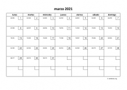 calendario marzo 2021 01