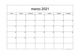 calendario marzo 2021 05