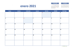 calendario mensual 2021 02