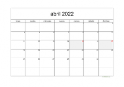 calendario abril 2022 05