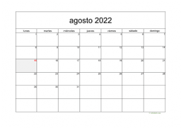 calendario agosto 2022 05