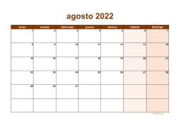 calendario agosto 2022 06