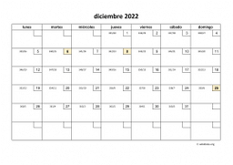 calendario diciembre 2022 01