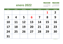 calendario enero 2022 03