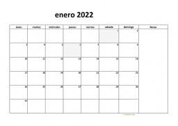 calendario enero 2022 08