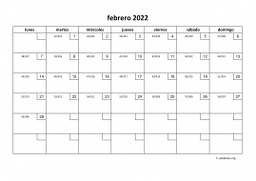 calendario febrero 2022 01