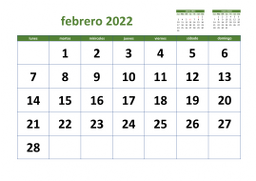 calendario febrero 2022 03