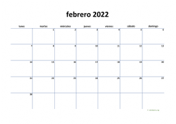 calendario febrero 2022 04