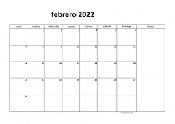 calendario febrero 2022 08