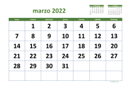 calendario marzo 2022 03
