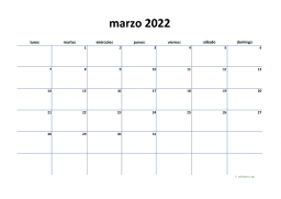 calendario marzo 2022 04