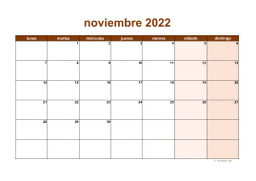 calendario noviembre 2022 06