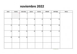 calendario noviembre 2022 08