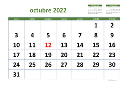 calendario octubre 2022 03