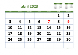 calendario abril 2023 03