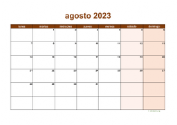 calendario agosto 2023 06