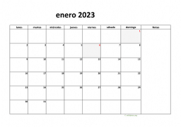 calendario enero 2023 08