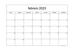 calendario febrero 2023 05