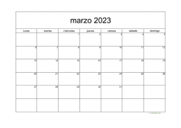 calendario marzo 2023 05