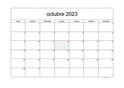 calendario octubre 2023 05