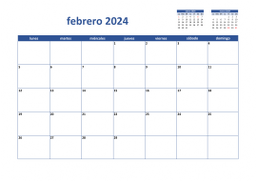 calendario febrero 2024 02