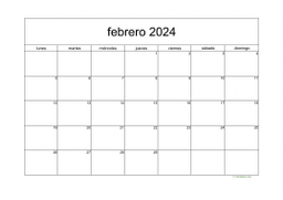 calendario febrero 2024 05