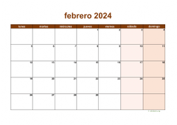 calendario febrero 2024 06