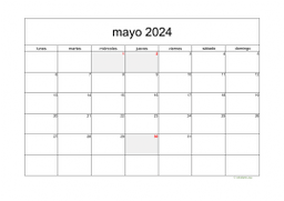 calendario mayo 2024 05