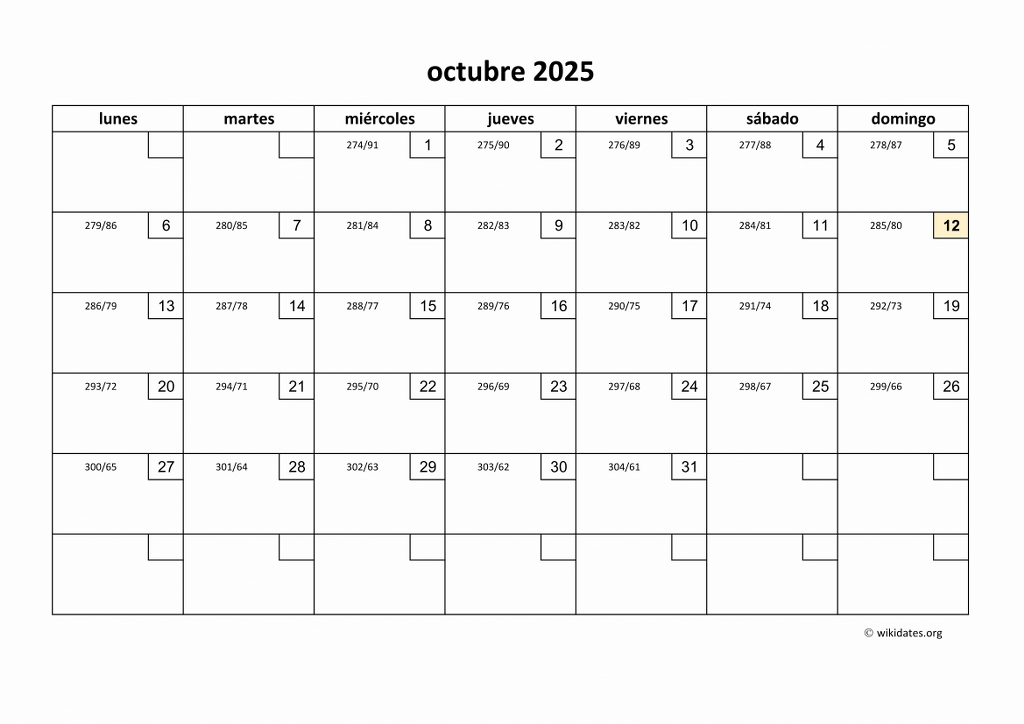 calendario-octubre-2025-wikidates