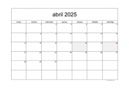 calendario abril 2025 05
