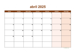 calendario abril 2025 06