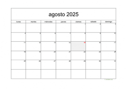 calendario agosto 2025 05