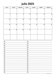 calendario julio 2025 07