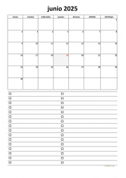 calendario junio 2025 07