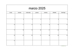 calendario marzo 2025 05