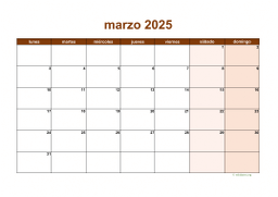 calendario marzo 2025 06