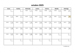 calendario octubre 2025 01