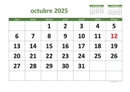 calendario octubre 2025 03