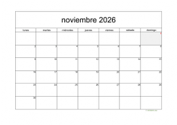 calendario noviembre 2026 05