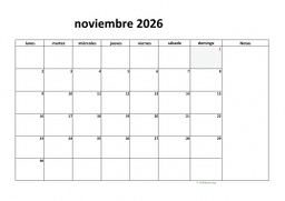calendario noviembre 2026 08