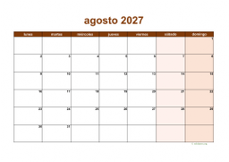 calendario agosto 2027 06
